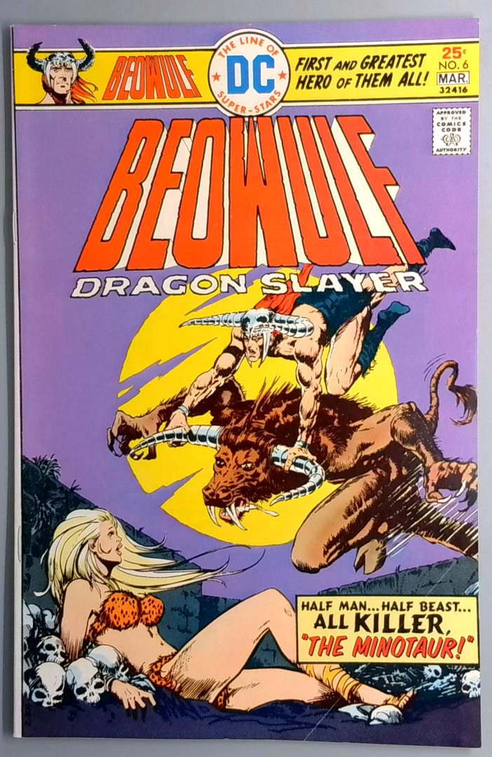 Beowulf Dragon Slayer #6 VF- DC Comics Bronze Age