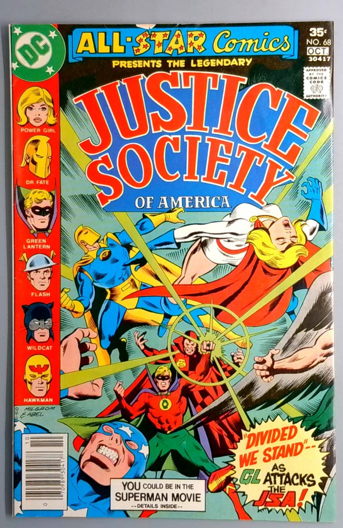 All-Star Comics #68 DC Comics October 1977 Justice Society of America