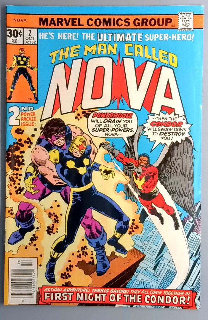 Nova #2 Marvel Comics First Night of the Condor 1976