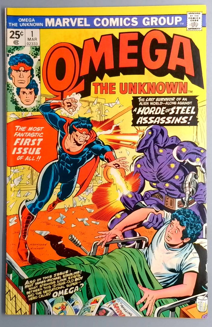 Omega the Unknown #1 VF Marvel Comics Bronze Age