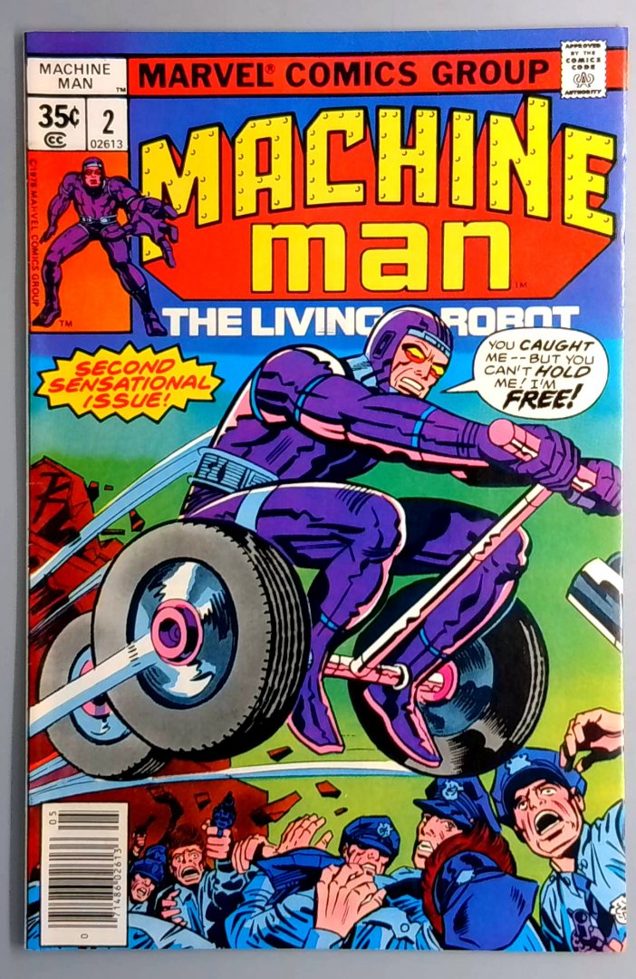Machine Man #2 NM- Marvel Comics 1978 Bronze Age