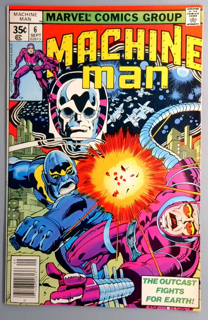 Machine Man #6 NM- Cameo Appearance of Power Broker Marvel 1978