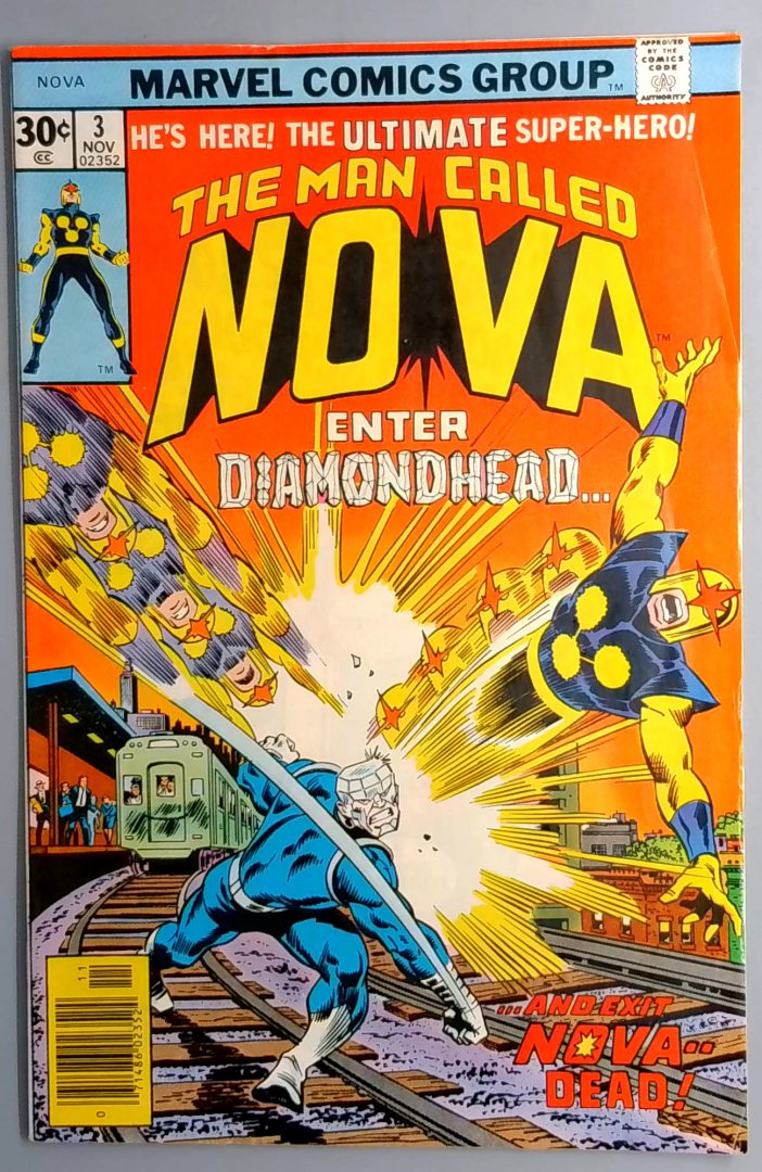Nova #3 FN- Marvel Comics 1976