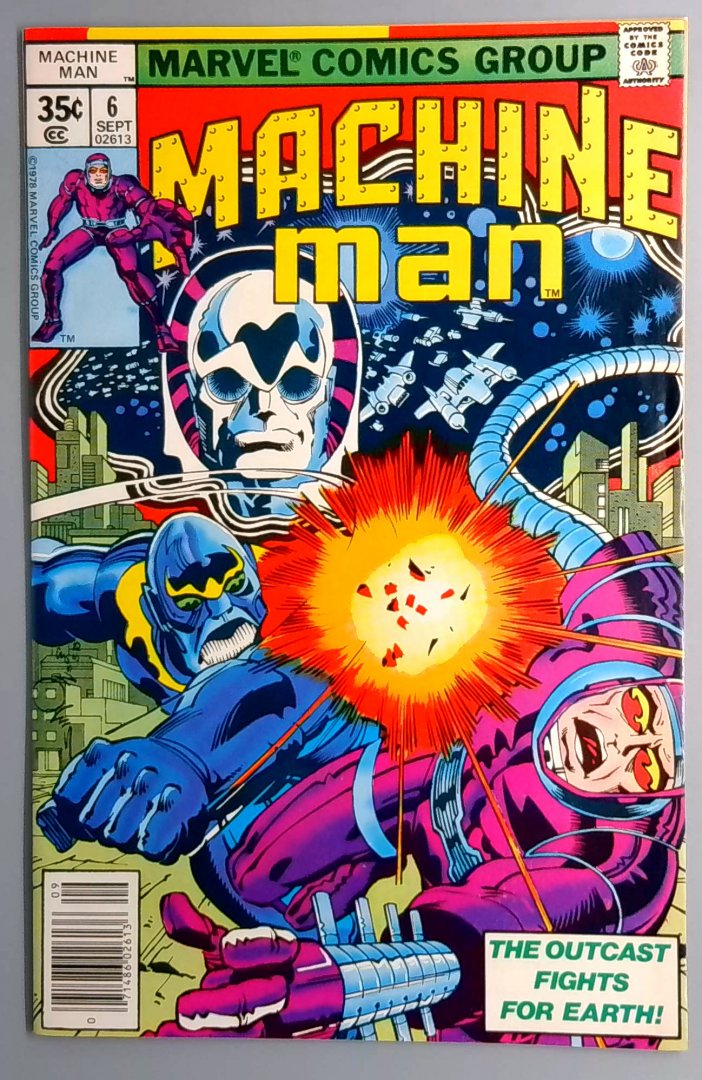Machine Man #6 NM Cameo Appearance of Power Broker Marvel 1978