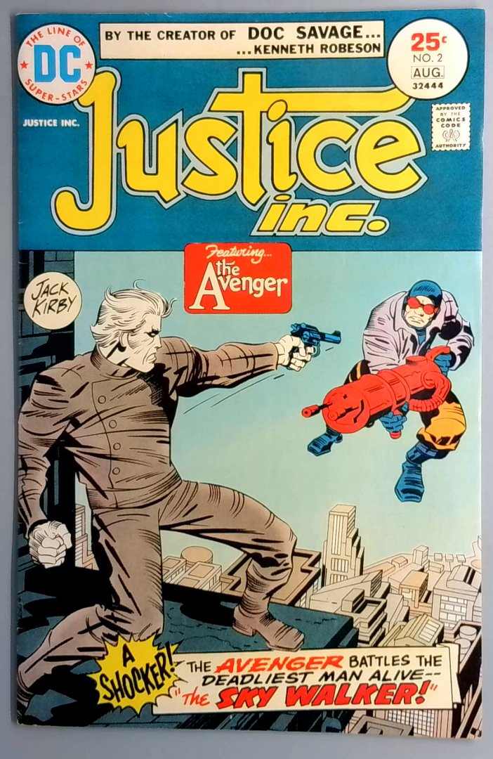 Justice Inc. #2 FN+ DC Comics Featuring the Avenger Jack Kirby Cover