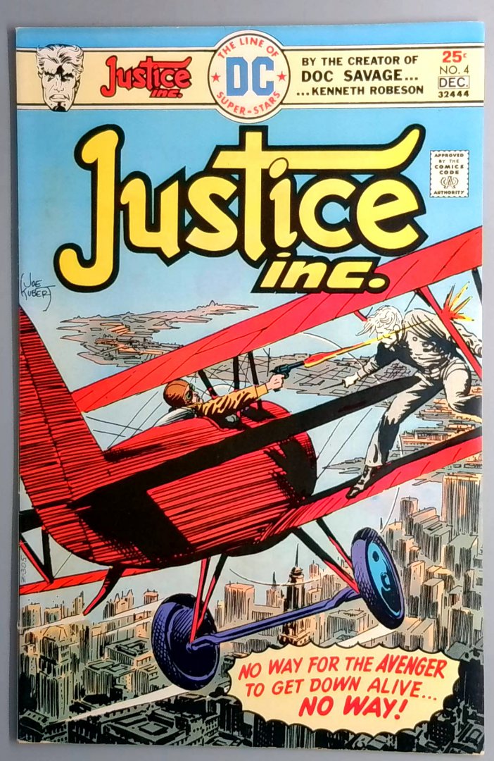 Justice Inc. #4 FN- DC Comics 1975 Bronze Age Comic Book