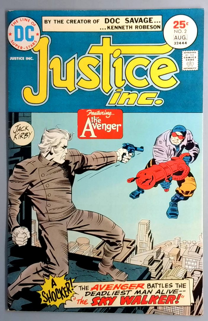 Justice Inc. #2 FN+ DC Comics The Avenger Jack Kirby Cover
