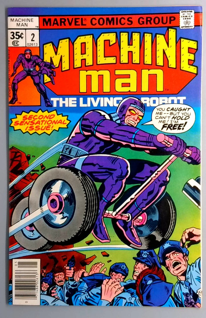 Machine Man #2 VF/NM Marvel Comics The Living Robot