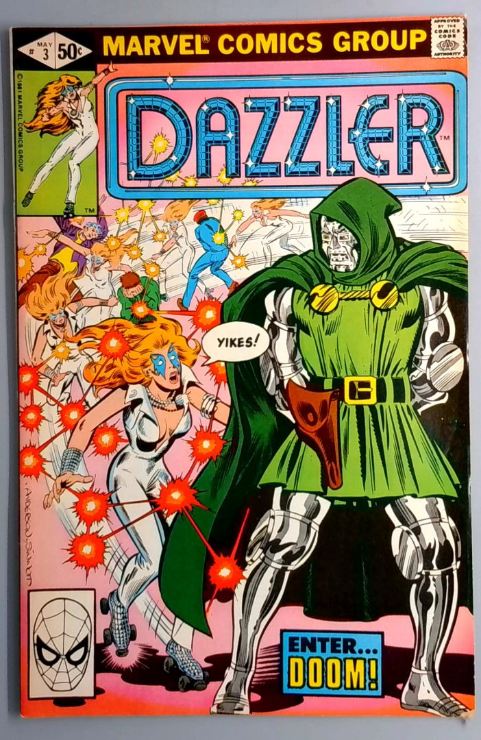 Dazzler #3 VF- Dr. Doom Marvel 1981