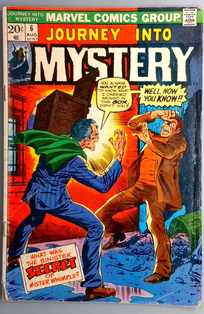 Journey Into Mystery #6 VG- Reprints Begin Marvel 1973