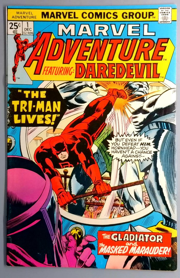 Marvel Adventure #1 VF+ Daredevil Marvel 1975