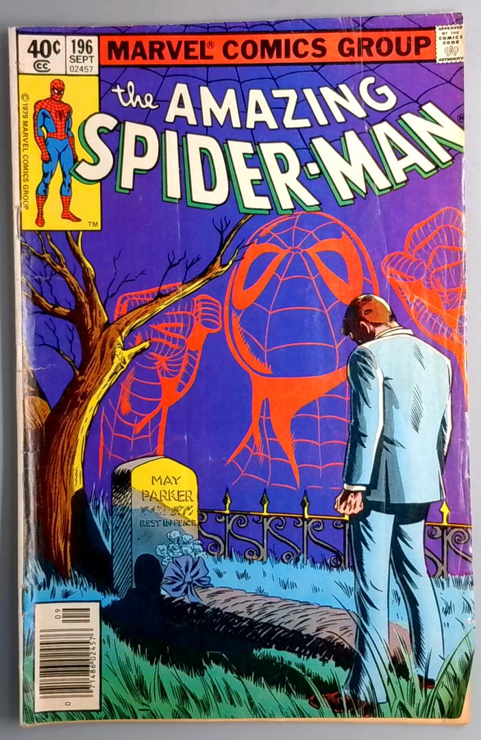 Amazing Spider-Man #196 VG 1st Appearance of Debra Whitman Newsstand Marvel 1979