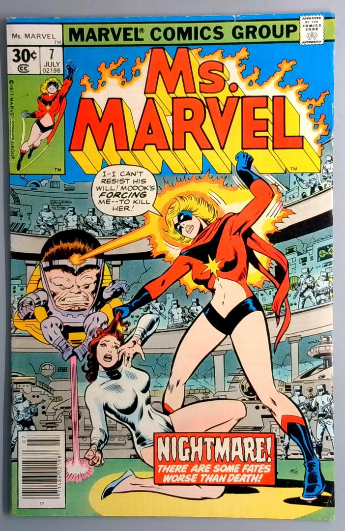 Ms. Marvel #7 Marvel Comics July 1977 Bronze Age Newsstand