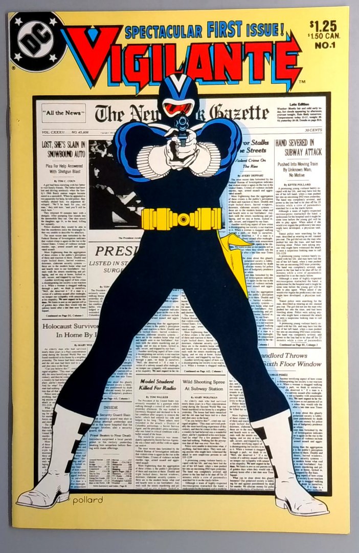 Vigilante #1 VF+ 1st Issue in Self Titled Series DC 1983