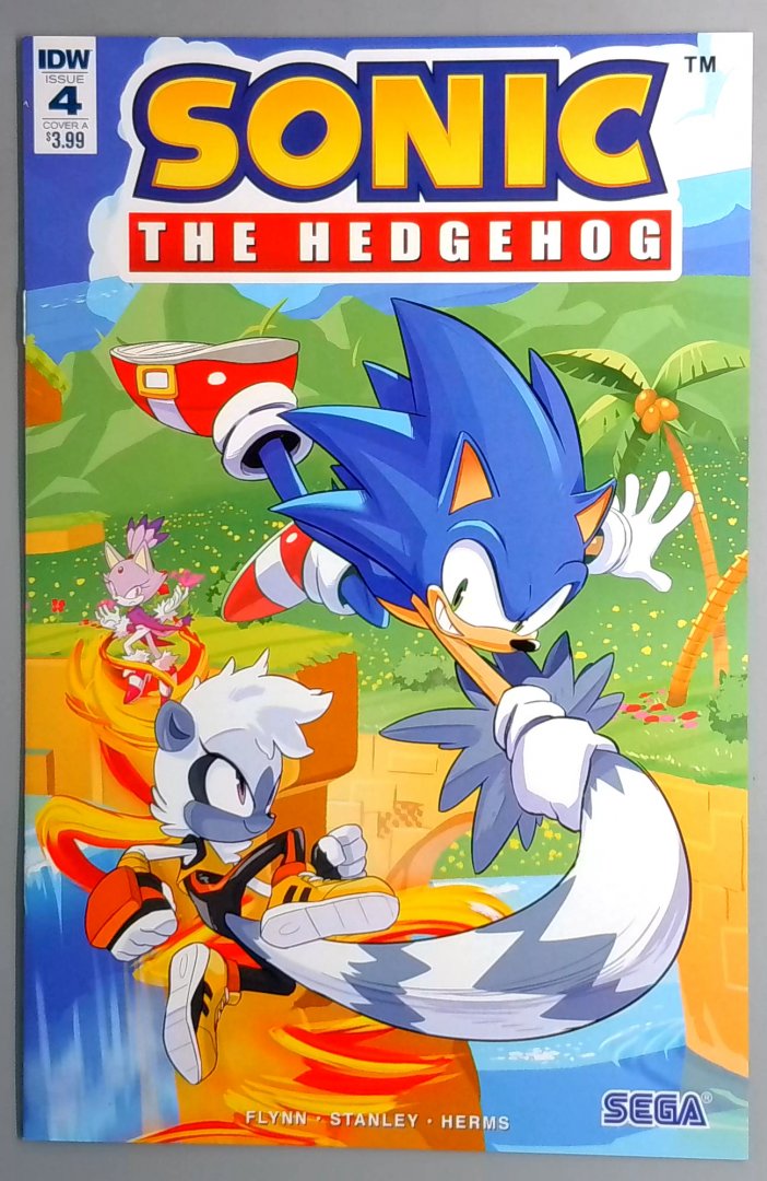 Sonic the Hedgehog #4 NM 1st Appearance of Tangle Idw 2018