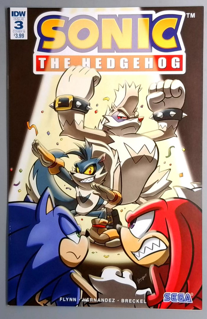 Sonic the Hedgehog #3 NM Cover B by Jen Hernandez Idw 2018