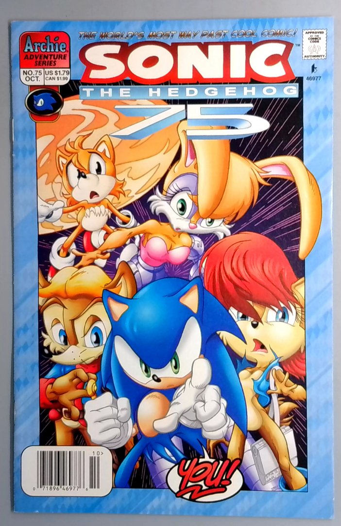 Sonic the Hedgehog #75 NM HTF Comic Book