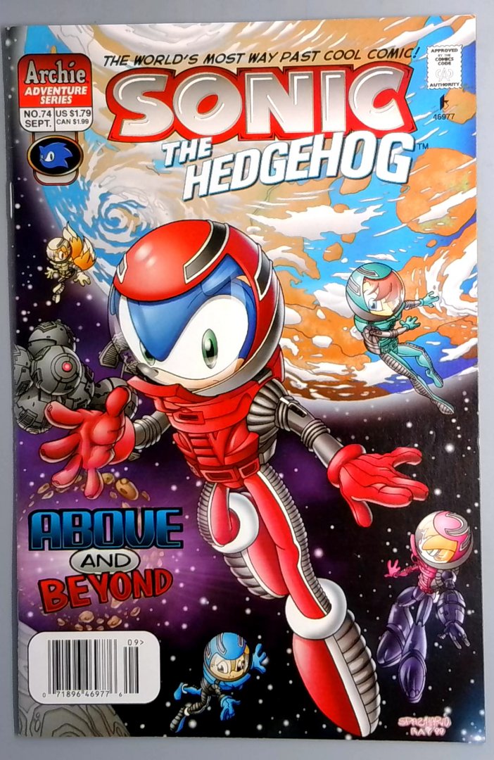 Sonic the Hedgehog #74 NM Archie Adventure Series