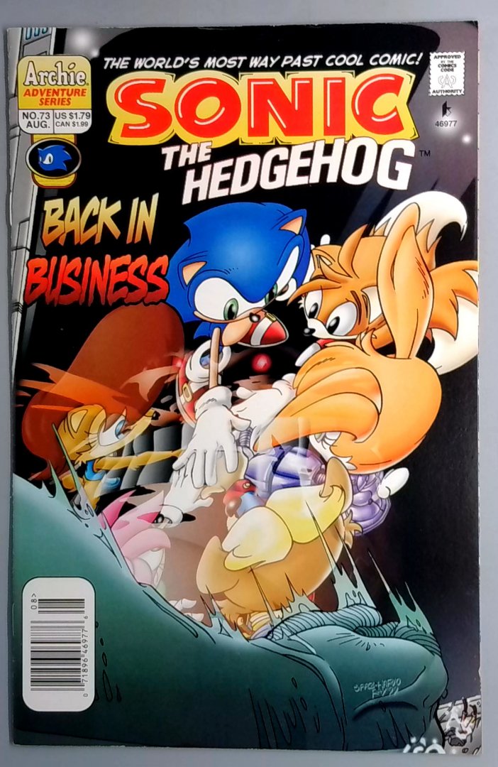Sonic the Hedgehog #73 NM Archie Adventure Series Back in Business