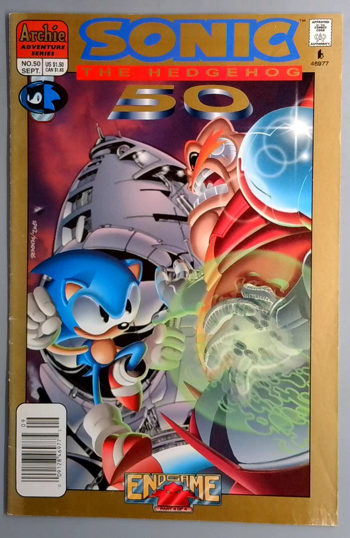 Sonic the Hedgehog #50 Archie Adventure Series Endgame Part 4 of 4