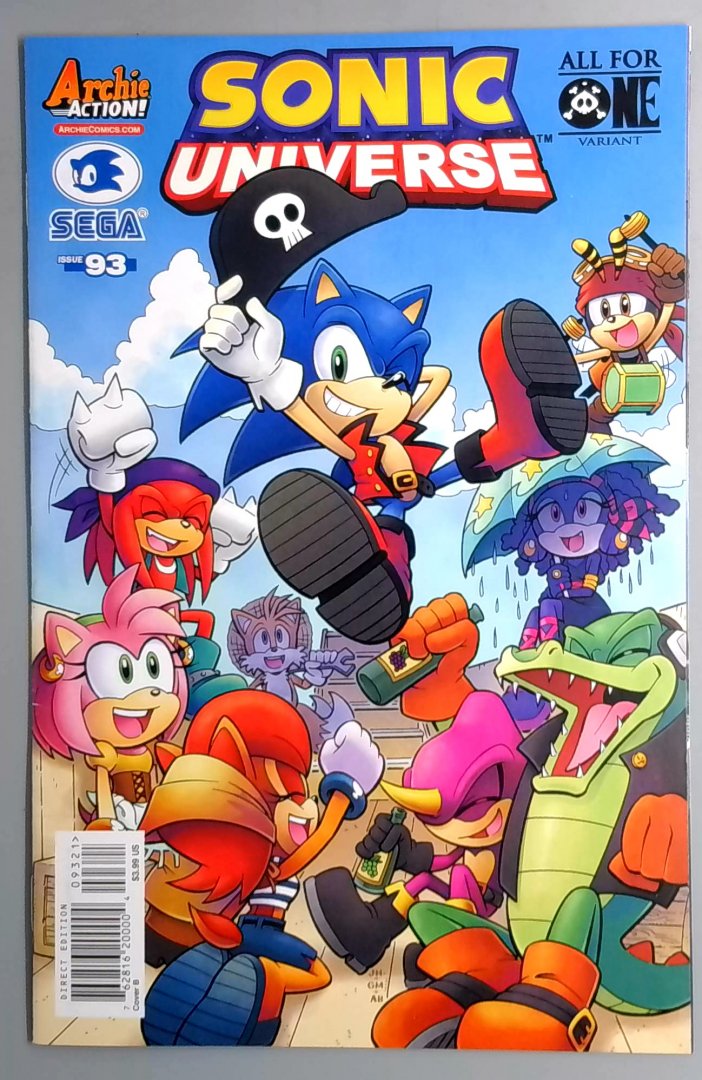Sonic Universe #93 NM- Rare All for One Variant Archie Comics 2017