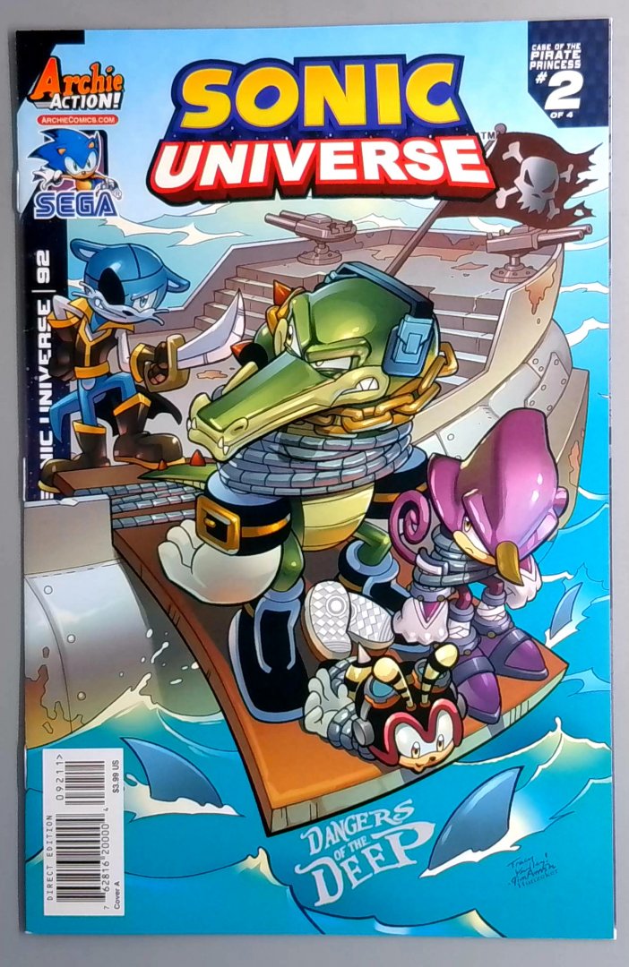 Sonic Universe #92 NM HTF Case of the Pirate Princess Part 2 Archie Comics 2009