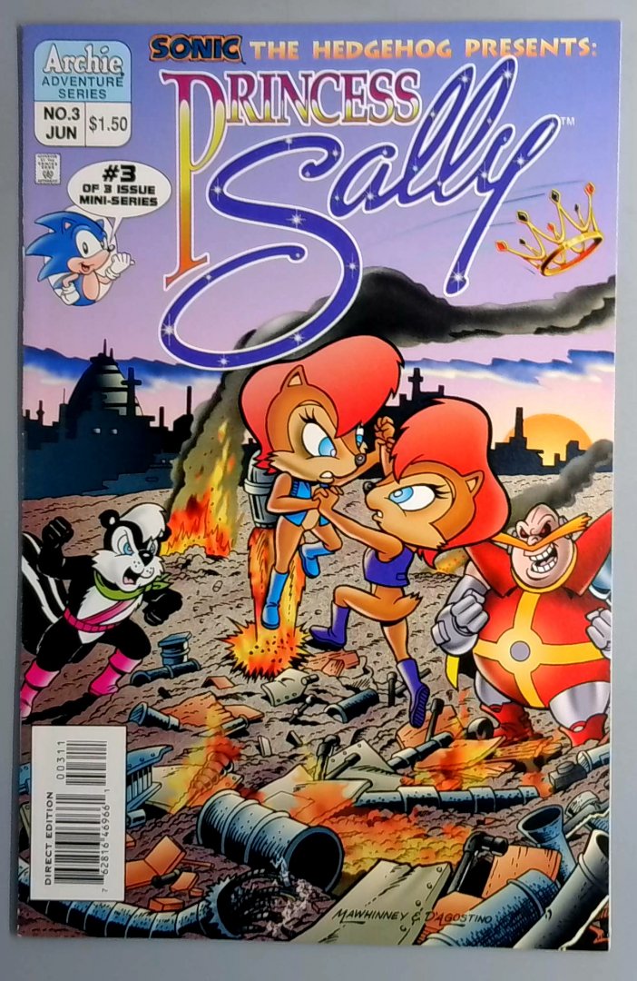 Princess Sally #3 VF+ Archie 1995