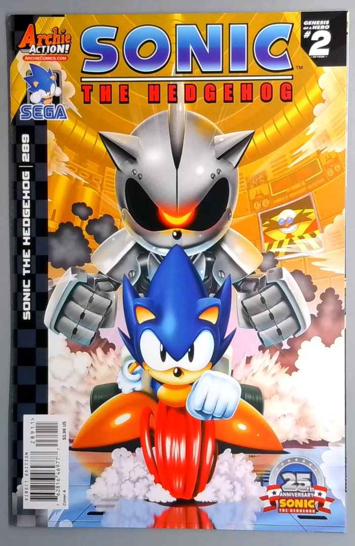 Sonic the Hedgehog #289 NM RARE Genesis of a Hero Part Two Archie Comics