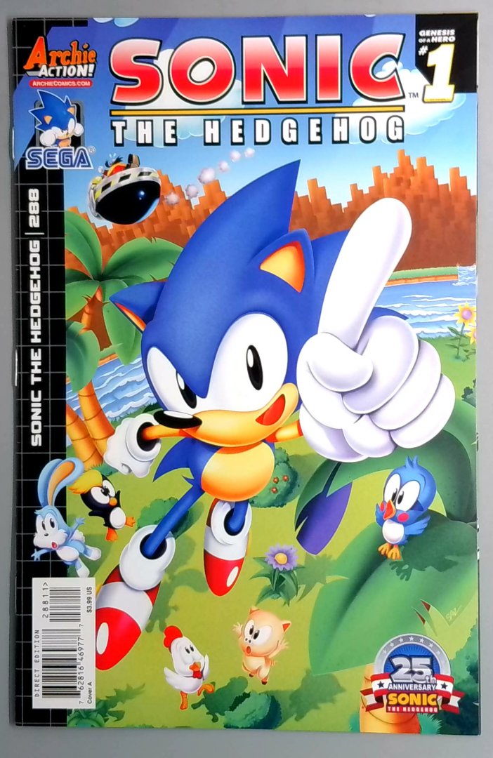 Sonic the Hedgehog #288 NM Genesis of a Hero Archie Comics