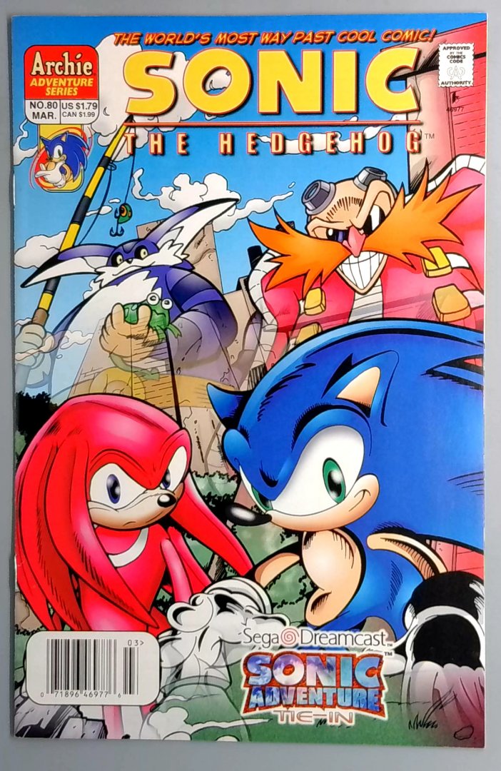 Sonic the Hedgehog #80 NM Archie Adventure Comic Book