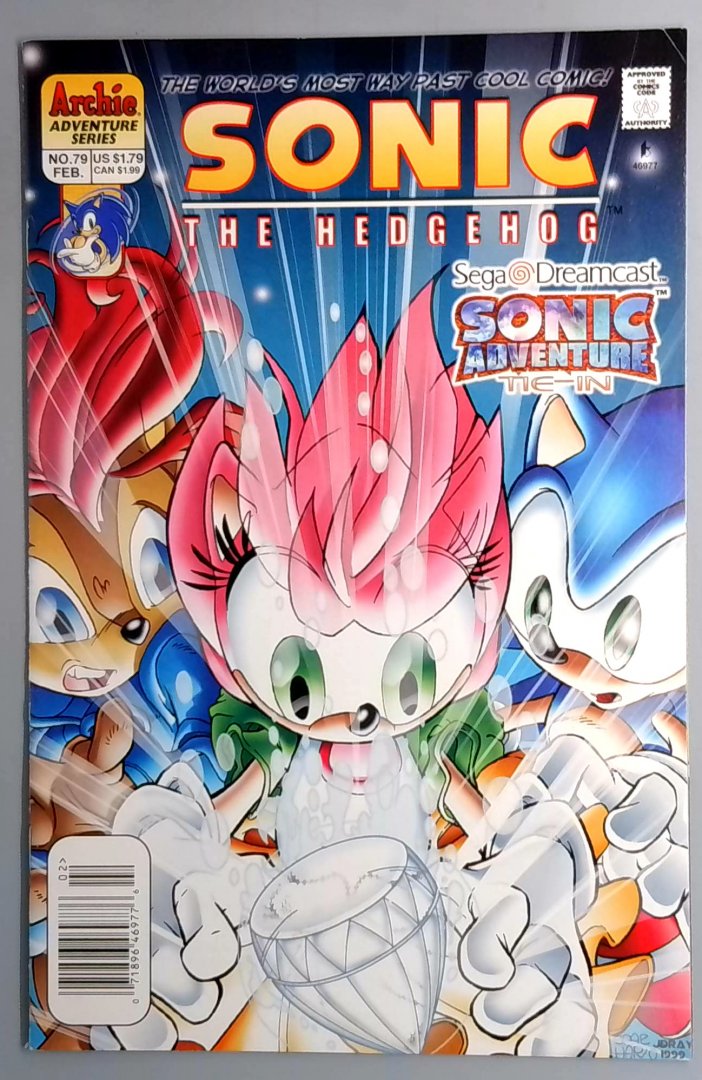 Sonic the Hedgehog #79 VF+ Archie Adventure Series Sonic Adventure Tie-In