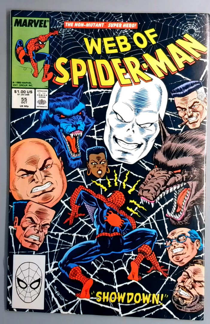 Web of Spider-Man #55 VF Marvel 1989