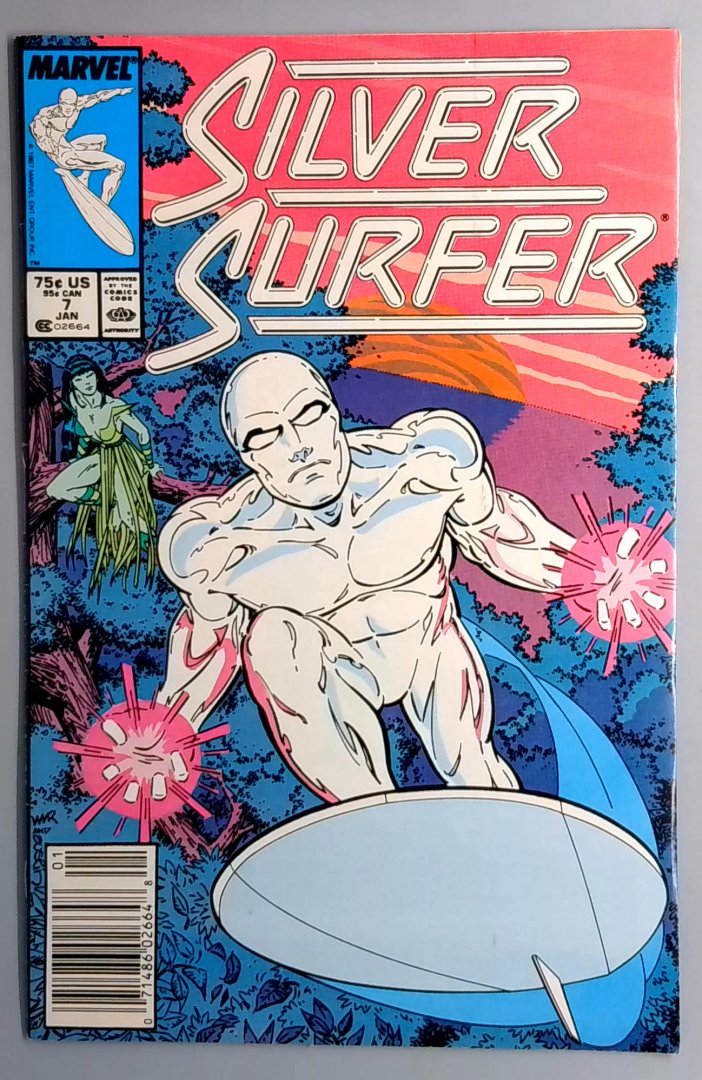 Silver Surfer #7 Newsstand Edition Marvel 1988