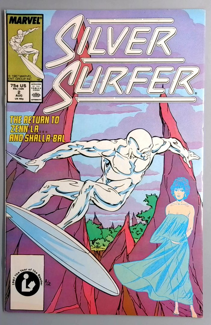 Silver Surfer #2 Direct Edition Marvel 1987