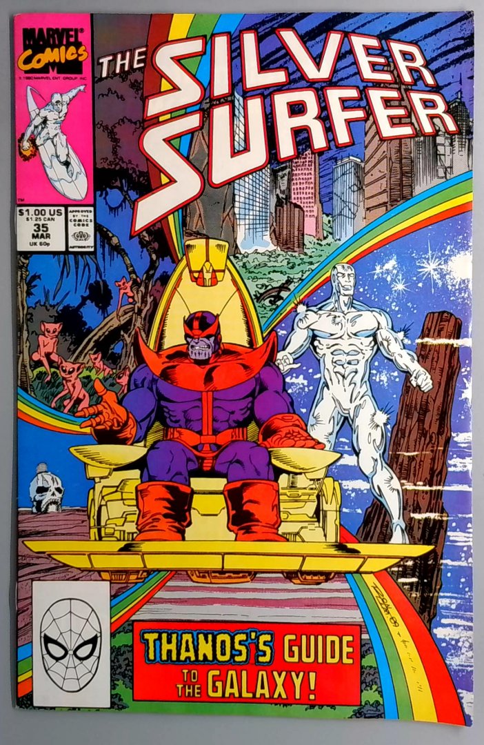 Silver Surfer #35 Drax the Destroyer Marvel 1990