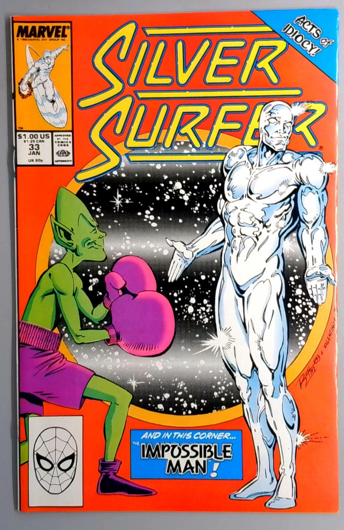 Silver Surfer #33 NM- Marvel 1990