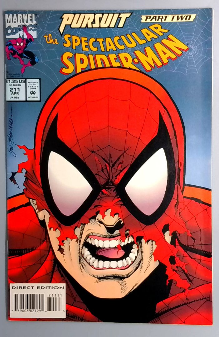 Spectacular Spider-Man #211 NM- Pursuit Part Two Marvel Comics