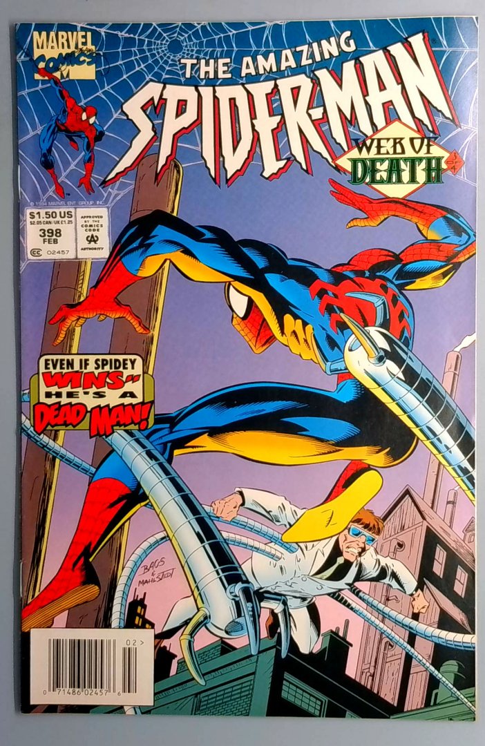 Amazing Spider-Man #398 NM- Web of Death Marvel Comics