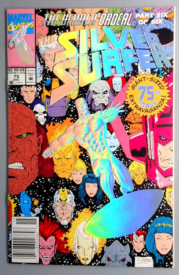 Silver Surfer #75 VF/NM Death of Frankie Raye Newsstand Marvel
