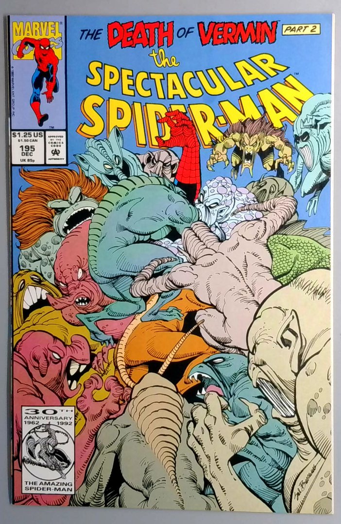 Spectacular Spider-Man #195 VF Marvel 1992