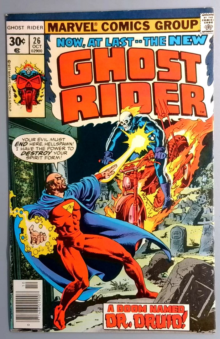 Ghost Rider #26 FN/VF Dr. Druid Appearance Marvel 1977