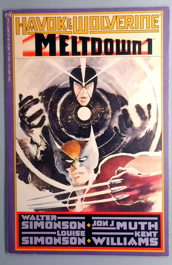 Havok & Wolverine Meltdown #1 VF/NM Marvel 1988