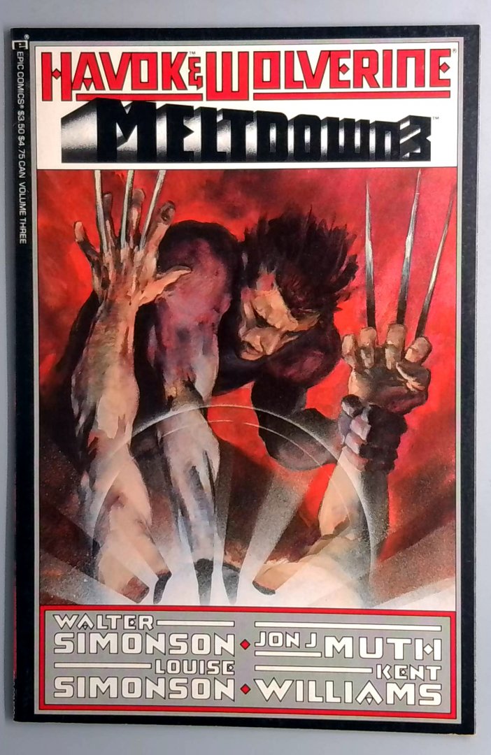 Havok & Wolverine Meltdown #3 VF Marvel 1988