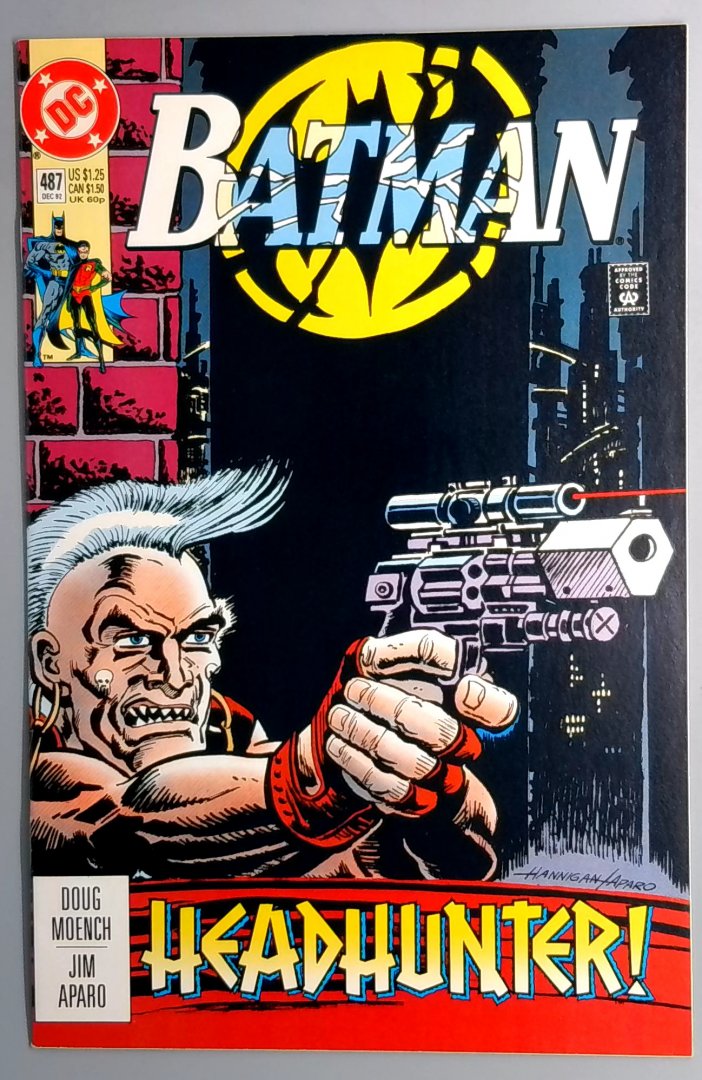 Batman #487 NM DC Comics Head Hunter December 1992