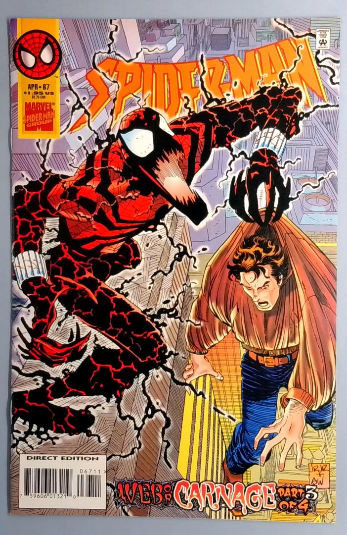 Spider-Man #67 NM Web of Carnage Part 3 Marvel 1996