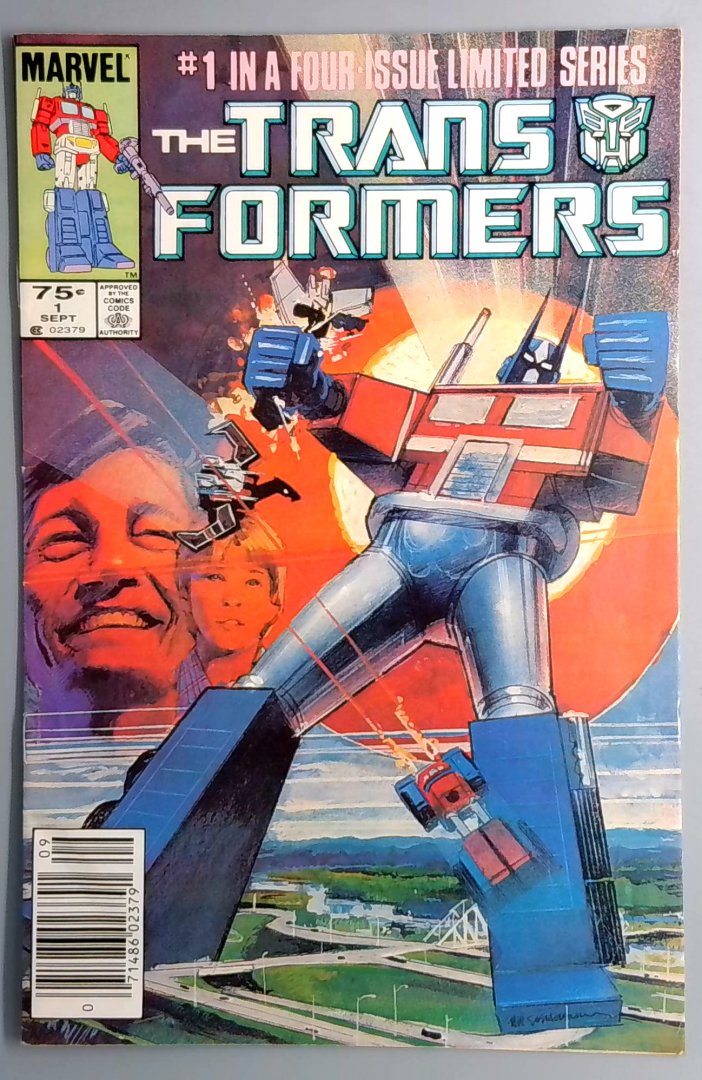 Transformers #1 VG+ 1st Autobots, Newsstand Marvel 1984