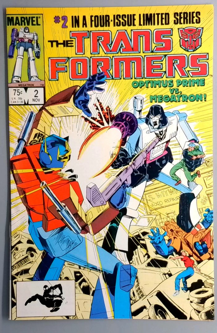 Transformers #2 FN+ 2nd Appearance of Megatron Marvel 1984