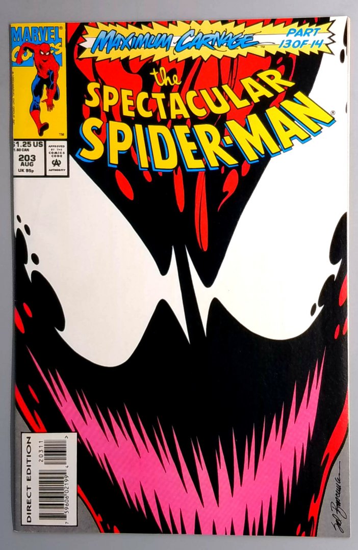 Spectacular Spider-Man #203 NM Maximum Carnage Part 13 of 14  Marvel 1993