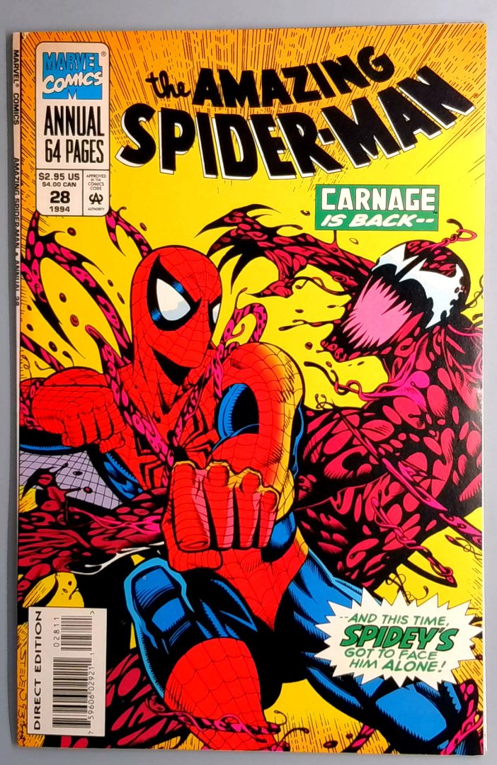 Amazing Spider-Man Annual #28 NM- Carnage Marvel 1994