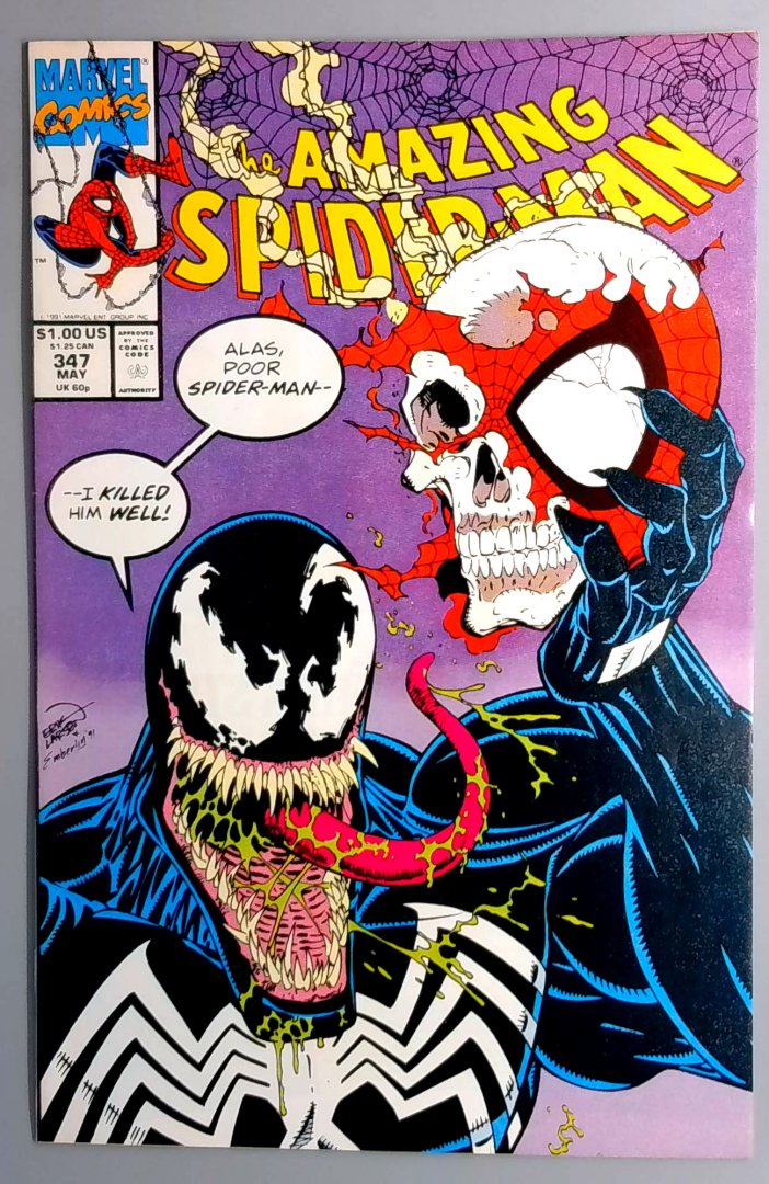 Amazing Spider-Man #347 FN+ Venom Cover Marvel 1991